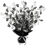 40th Gleam N Burst Centerpiece (Black & White)