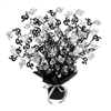 50 Black and Silver Gleam N Burst Centerpiece