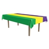 Mardi Gras Plastic Tablecover