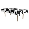 Cow Spots Plastic Tablecover