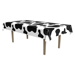 Cow Spots Plastic Tablecover