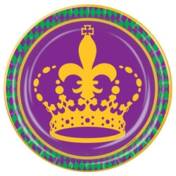 Mardi Gras Lunch Plates (8/pkg)