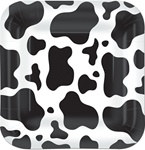 Cow Print Paper Plate