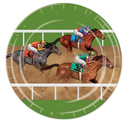 Horse Racing Lunch Plates
