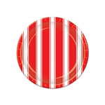 Red & White Stripes Plates