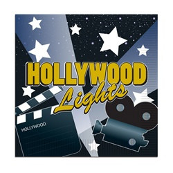 Hollywood Lights Lunch Napkins