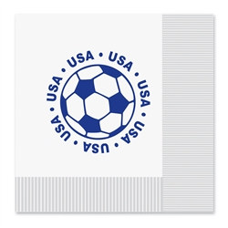 United States Soccer Luncheon Napkins (16/Pkg)