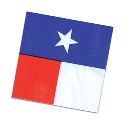 Texas State Flag Lunch Napkins (16/pkg)