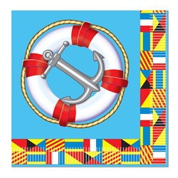 Nautical Beverage Napkins (16/pkg)