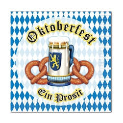 Oktoberfest Beverage Napkins (16/Pkg)