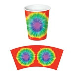 Tie-Dyed Hot/Cold Cups (8/pkg)