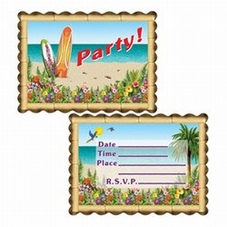 Aloha Invitations (8/pkg)