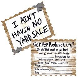 Redneck Invitations (8/pkg)