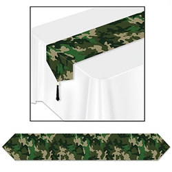 Printed Camo Table Runner (1 per pkg)