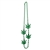 Show off your love for the green by wearing these Weed Beads at your 420 party. These green plastic beads show that you really are ready for the 4/20 festivities. The beaded necklace measures 40 inches long and comes one per package.