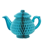 Our light blue Tissue Teapot Centerpiece would certainly add some flair to all the tables at the party, whether be a child's birthday party or an Alice in Wonderland theme party. It stands seven inches tall. Comes one per package.