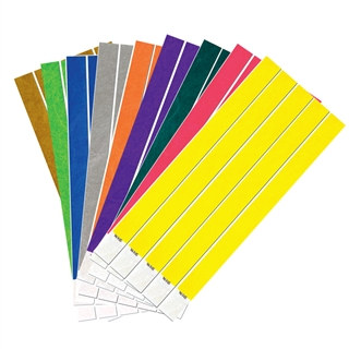 Colored Tyvek Wristbands