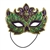 his mask is an elegant, festive mix of purple, gold and green. It's a very comfortable mask that even has an elastic strap attached to the back, which will help keep the mask on all night.