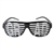 Celebrate a recent graduate with a pair of these Grad Shutter Glasses. These black glasses feature the typical look of shutter shades, with the word "GRAD" written across the two lenses. Comes one pair of awesome Grad Shutter Glasses per package.