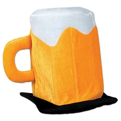 Plush Beer Mug Hat