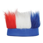 Red, White and Blue Hairy Headband