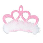 Pink Princess Crown Hair Clip