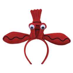 Our Lobster Headband is the perfect accessory for an under the sea party or nautical theme party. Just slip the headband on top of your head and the design will do the rest! It will comfortably fit the average-sized hat and comes one per package.