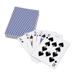 You can't have a poker night with just one deck of cards. Are card games played at casinos with just one deck per table? Heck no! This package comes with two decks of cards and is perfect for your poker night.