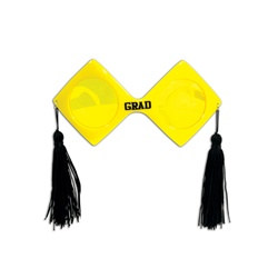 Yellow Graduation Fanci-Frames