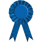 Blue Rosette Award Ribbon
