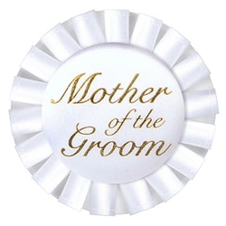 Mother of the Groom Satin Button