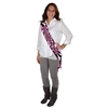 Zebra Print Bachelorette Satin Sash