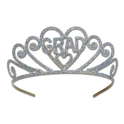 Glittered Metal Grad Tiara