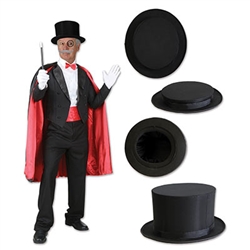 This Magic Top Hat is the perfect way to finish off your magician costume for Halloween or an upcoming theme party.