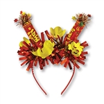 Looking for unusual way to celebrate Chinese New Year?  This Chinese New Year Headband is just what your looking for! Fun to wear and a definite conversation starter. Start the Year of the Pig off in style!  One size fits most.