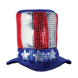 Glitz N Gleam Uncle Sam Top Hat