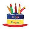 Plush Happy Birthday Cake Hat