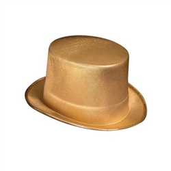 Gold Theatrical Top Hat