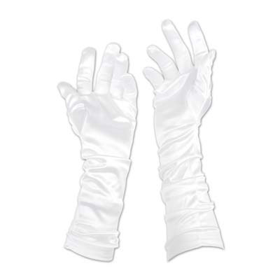 White Evening Gloves