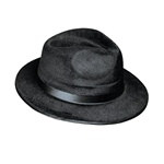 Black Vel-Felt Fedora