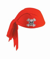 Red Pirate Scarf Hat