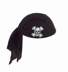 Black Pirate Scarf Hat