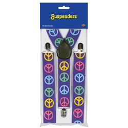 Peace Sign Suspenders