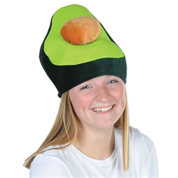 Plush Avocado Hat