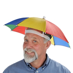 This Umbrella Hat is a funny, innovative way to shield yourself from bad weather. Wear this hat outdoors to sporting events, while taking a walk, mowing the lawn, or anything else!