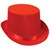 Red Satin Deluxe Top Hat