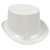 White Satin Deluxe Top Hat