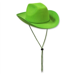 Light Green Felt Cowboy Hat