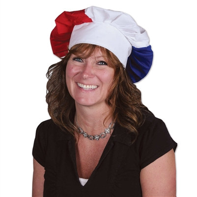 Red, White and Blue Oversized Chef's Hat