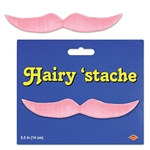 Pink Hairy 'stache
